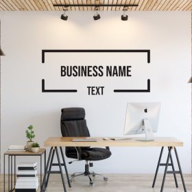 Personalised Signs no155 - Wall Stickers Business Signs 2