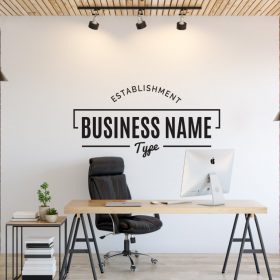 Personalised Signs no8 - Wall Stickers Business Signs 1