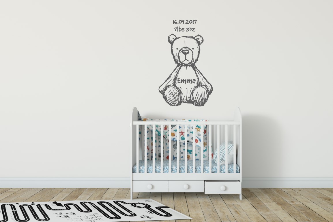 teddy bear wall stickers