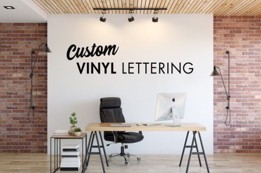 vinyl lettering wall lettering