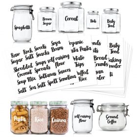 food pantry jar labels